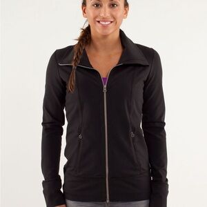 Lululemon Black Daily Yoga Jacket Sz 8 (Medium)